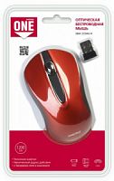 Беспроводная оптическая мышь Smart Buy ONE 329AG-R, красный (1/60) (SBM-329AG-R)