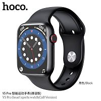 Смарт- часы HOCO Y5 Pro, пластик, 1.85, bluetooth 5.0, IP68, 240mAh, цвет: чёрный  (1/50)