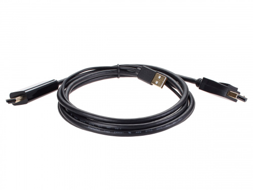 Кабель-переходник HDMI(M) +USB---> DP(M)  4K*60Hz 1.8M, VCOM <CG599AC-1.8M> (1/70) фото 4