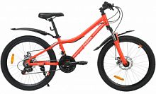 Велосипед Digma Rich горный рам.:12" кол.:24" оранжевый 14.58кг (RICH-24/12-AL-S-O)