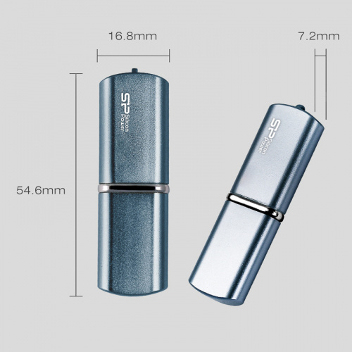 Флеш-накопитель USB  16GB  Silicon Power  LuxMini 720  персиковый (SP016GBUF2720V1H) фото 3