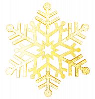 Фигура елочная  NEON-NIGHT "Снежинка резная", 81 см, цвет золотой (1/4) (502-381)