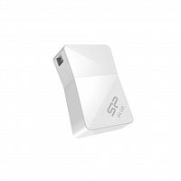 Флеш-накопитель USB  16GB  Silicon Power  Touch T08  белый (SP016GBUF2T08V1W)