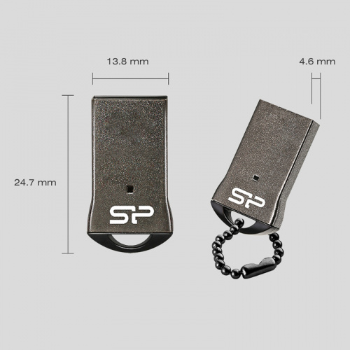 Флеш-накопитель USB  16GB  Silicon Power  Touch T01  чёрный (SP016GBUF2T01V1K) фото 3