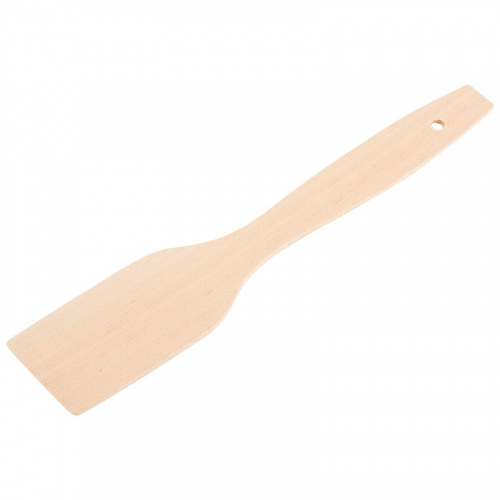 Лопатка деревянная для тефлоновой посуды  (бук) 25,5 см (1/250)