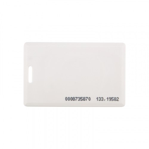 Электронный ключ (карта с прорезью) 125KHz формат EM Marin Индивидуальная упаковка 1 шт (1/250) (46-0227-1) фото 2