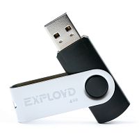 Флеш-накопитель USB  4GB  Exployd  530  чёрный (EX004GB530-B)