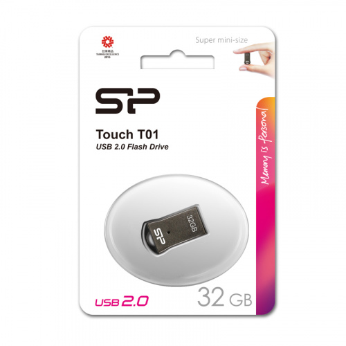 Флеш-накопитель USB  32GB  Silicon Power  Touch T01  чёрный (SP032GBUF2T01V1K) фото 11