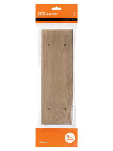 Накладка на бревно деревянная универсальная НБУ 1Пх3 95х290 мм, под покраску TDM (1/6/48) фото 2