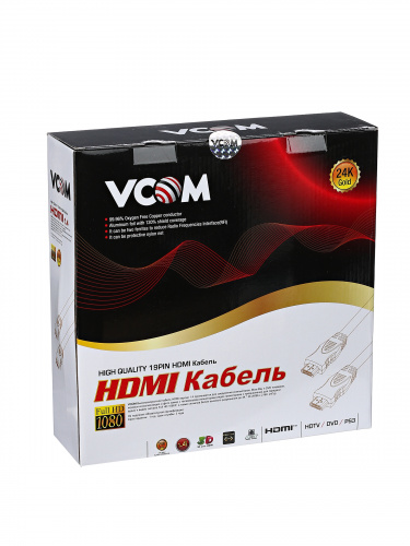 Кабель HDMI 19M/M ver. 2.0, 2 фильтра, 15m VCOM <CG525D-R-15.0> (1/10) фото 3