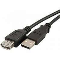 Кабель-удлинитель DEFENDER USB02-06, USB2.0, AM-AF, 1.8 м. PolyBag (1/50/250) (87456)