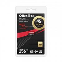 Карта памяти MicroSDXC  256GB  OltraMax Class 10 Premium UHS-I U3 (95 Mb/s) без адаптера (OM256GCSDXC10UHS-1-PrU3 w)
