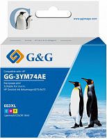 Картридж струйный G&G GG-3YM74AE 653 многоцветный (5мл) для HP DeskJet Plus Ink Advantage 6075/6475