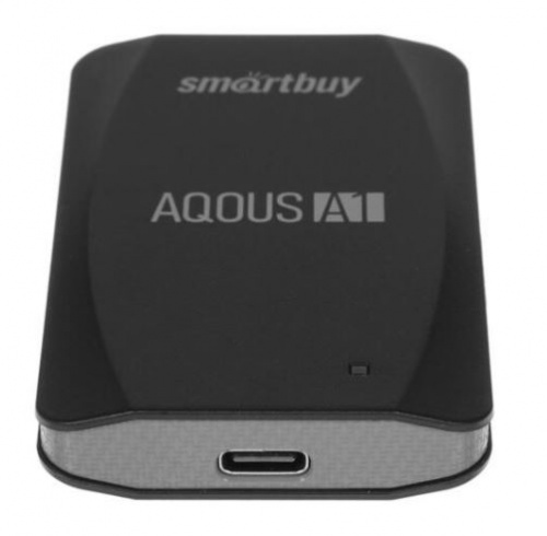 Внешний SSD  Smart Buy  1 TB  Aqous A1 чёрный, 1.8", USB 3.1 (SB001TB-A1B-U31C) фото 3