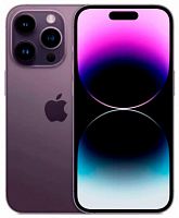 Смартфон Apple A2889 iPhone 14 Pro 128Gb темно-фиолетовый моноблок 3G 4G 6.1" iPhone iOS 16 802.11 ax NFC GPS TouchSc