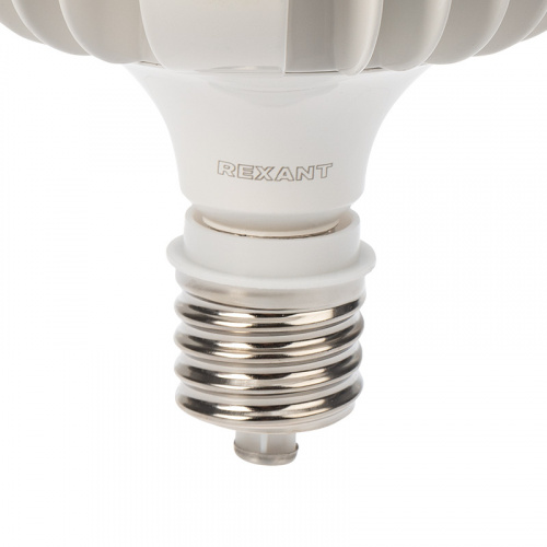 Лампа светодиодная REXANT высокомощная 100 Вт E27 с переходником на E40 9500 Лм 4000 K нейтральный свет (1/8) фото 4