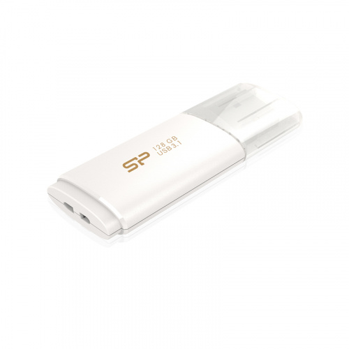 Флеш-накопитель USB 3.0  128GB  Silicon Power  Blaze B06  белый (SP128GBUF3B06V1W) фото 4