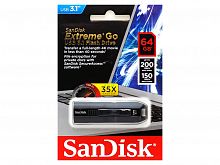 Флеш-накопитель USB 3.1  64GB  SanDisk  Extreme GO  (R/W 200/150 Mb/s) (SDCZ800-064G-G46)
