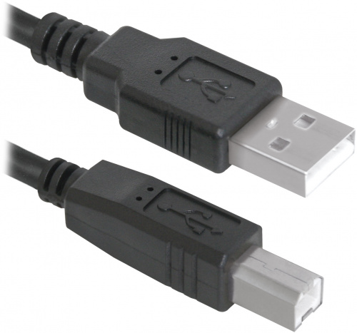 Кабель DEFENDER USB04-06, USB 2.0, AM-BM, 1.8 м., пакет (1/50/250) (83763) фото 3