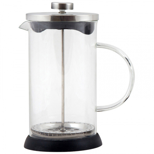 Чайник/кофейник (кофе-пресс) NERO 600 мл из боросиликатного стекла, цвет - черный (1/24) фото 2