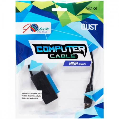 Кабель-адаптер USB3.0 ---SATA III 2.5/3,5"+SSD, Aopen/Qust <ACU817A>(1/125) фото 4