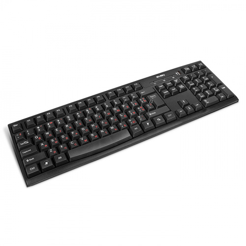 Клавиатура SVEN Standard 304  USB+HUB чёрная (1/20) (SV-03100304UB)
