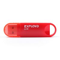 Флеш-накопитель USB  32GB  Exployd  570  красный (EX-32GB-570-Red)