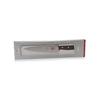 Кухонный нож Victorinox Rosewood, сталь, разделочный, лезвие 220 мм, прямая заточка, коричневый (подар. коробка)