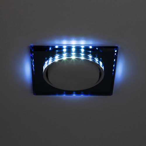 Светильник ЭРА встраиваемый с LED подсветкой DK LD50 BK GX53 черный (1/50) (Б0057473) фото 11
