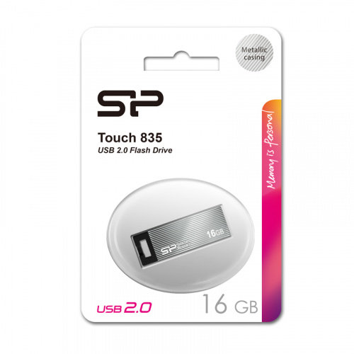 Флеш-накопитель USB  16GB  Silicon Power  Touch 835  темно серый (SP016GBUF2835V1T) фото 13