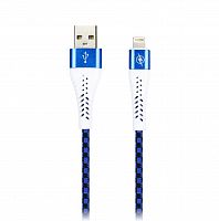 Кабель Smartbuy USB -8pin CHESS синий, 2 А, 1 м (ik-512CSS blue)