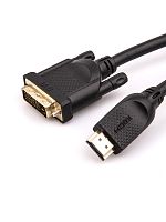 Кабель HDMI AM/DVI(24+1)M, 1.8м, CU, 1080P@60Hz, 2F, VCOM <CG484GD-1.8M> (1/45)