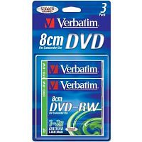 Диск VERBATIM mini DVD-R 1.4 GB (4х) JC Blister (3) (30)