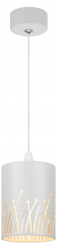 Светильник ЭРА потолочный подвесной PL30 WH цоколь GX53 цилиндр белый (1/50) (Б0061409)