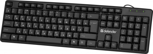 Клавиатура проводная DEFENDER Element HB-520, USB, чёрная (1/20) (45522) фото 5