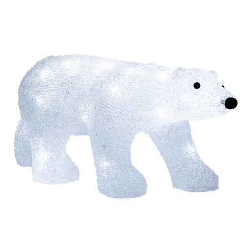 Фигура NEON-NIGHT светодиодная акриловая "Медведь" 34,5х12х17 см, 4,5 В, 3 батарейки AA (не входят в комплект), 24 светодиода, (1/2) (513-315) фото 8