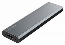 Накопитель SSD Digma USB-C 256Gb DGSM8256G1MGG MEGA X 1.8" темно-серый