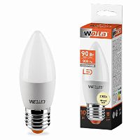 Лампа светодиодная WOLTA Свеча C37 10Вт 3000К 900лм Е27 1/50 (25YC10E27)