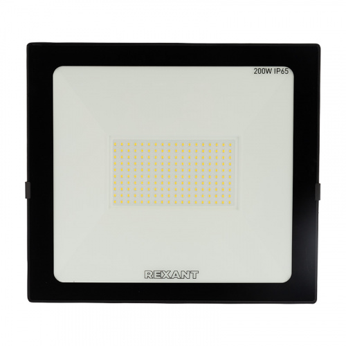 Прожектор светодиодный REXANT 200 Вт 200–260В IP65 16000 лм 6500 K холодный свет (1/5) фото 3