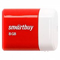 Флеш-накопитель USB  8GB  Smart Buy  Lara  красный (SB8GBLara-R)