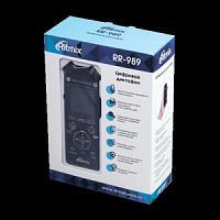 Диктофон RITMIX RR-989 8Gb, черный (1/20)