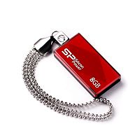 USB  8GB  Silicon Power  Touch 810  красный