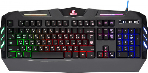 Клавиатура игровая DEFENDER Werewolf GK-120DL, RGB подсветка, влагоустойчивая, черный (1/20) (45120) фото 3