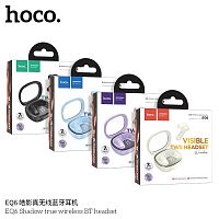Наушники внутриканальные HOCO EQ6 Shadow, пластик, bluetooth 5.3, микрофон, цвет: чёрный (1/14/140) (6942007604710)