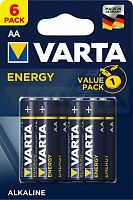 Элемент питания VARTA  LR6 ENERGY (6 бл)  (6/60/300)
