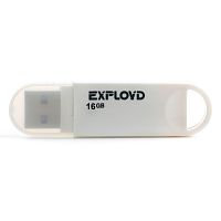 Флеш-накопитель USB  16GB  Exployd  570  белый (EX-16GB-570-White)
