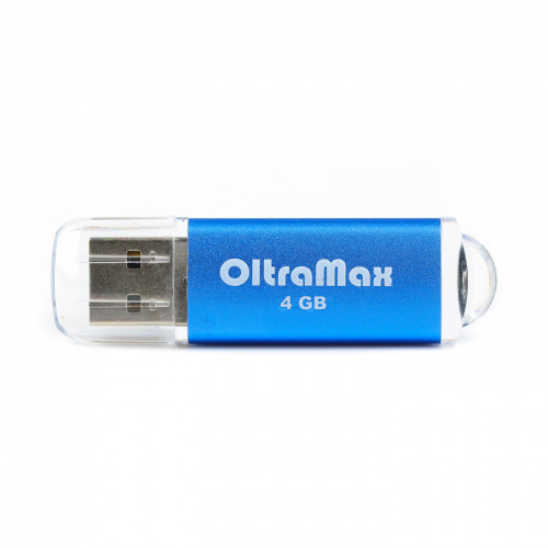 Флеш-накопитель USB  4GB  OltraMax   30  синий (OM004GB30-Bl)
