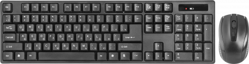 Комплект беспроводной Клавиатура + Мышь DEFENDER C-915, полноразмерный, черная (1/20) (45915) фото 2