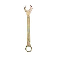 Ключ гаечный REXANT комбинированный (накидной + рожковый) 15 мм, желтый цинк (1/140)