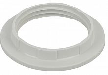 Кольцо ЭРА для патрона E27, пластик, белое (1/100/1000)